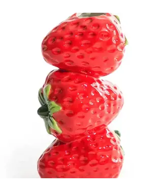McGowan & Rutherford Ltd Ceramic Strawberry Stack Stem Vase