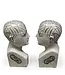 Mind Over Matter: Quirky Phrenology Bookends