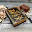 Leather Journal Vintage Notebook with Book of Shadows Print