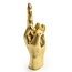 Give a Nod with the Gold Middle Finger Figure!
