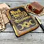 Leather Journal Vintage Notebook with Book of Shadows Print