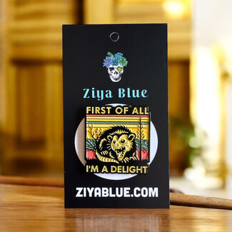 Ziya Blue I'm A Delight Enamel Pin