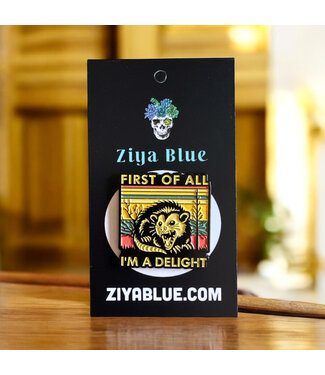 Ziya Blue I'm A Delight Enamel Pin