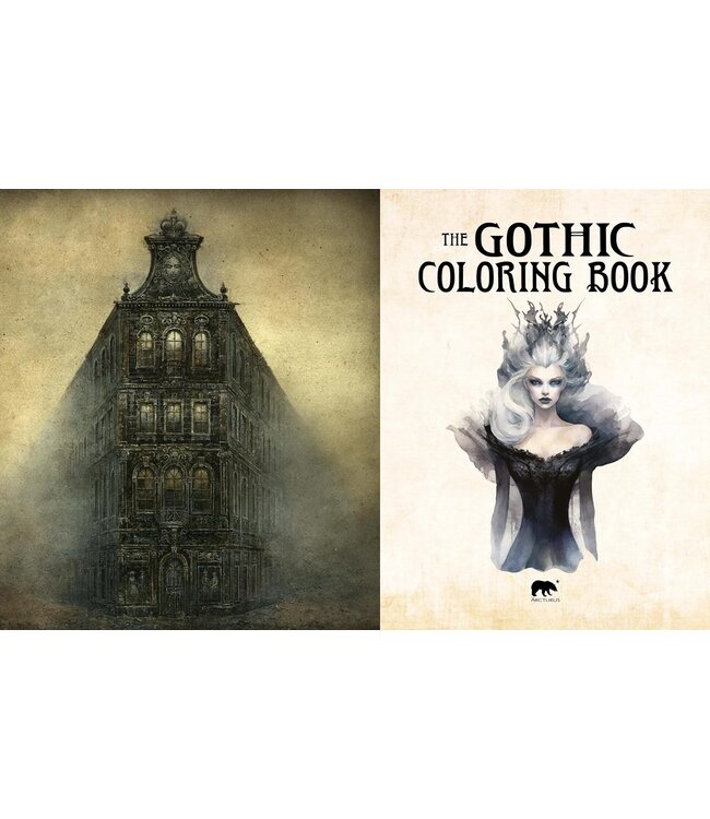 Gothic Colouring Book - Arcturus Horror Colouring