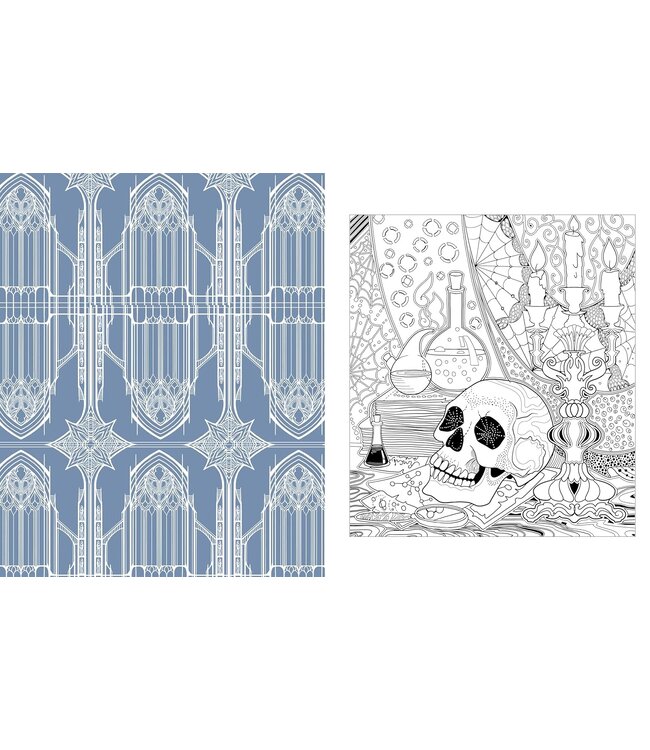 Gothic Colouring Book - Arcturus Horror Colouring