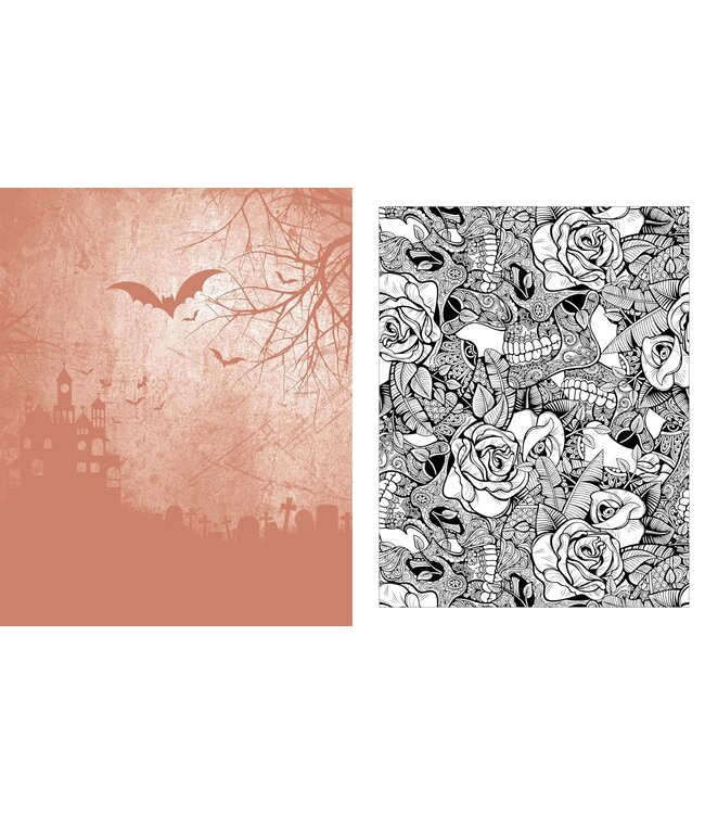 Gothic Colouring Book - Arcturus Horror Colouring