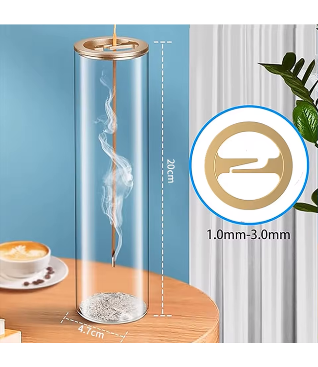 Burn Bright: The Chic Glass Incense Holder