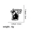 Purrfectly Proud: Lesbian Eat What? Enamel Pin