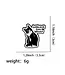 Purrfectly Proud: Lesbian Eat What? Enamel Pin
