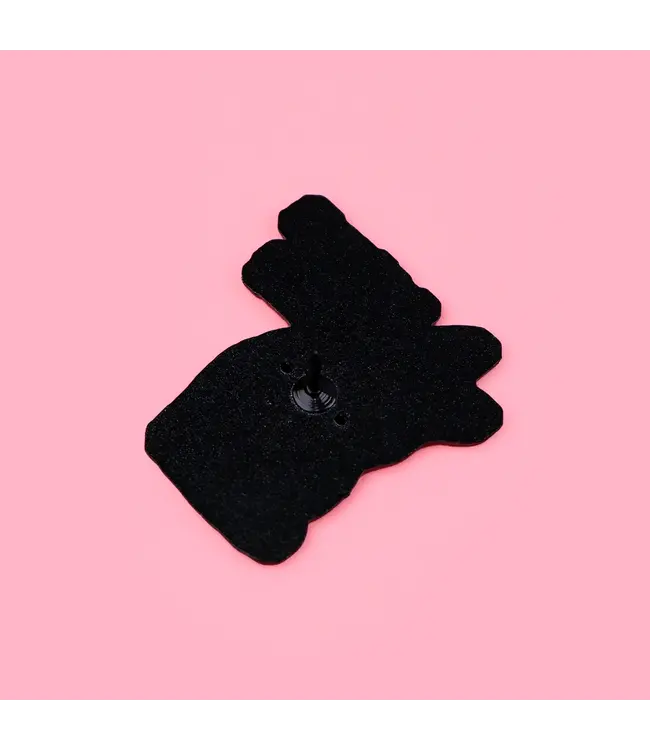 Purrfectly Proud: Lesbian Eat What? Enamel Pin