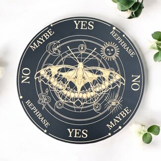 Ziya Blue 8-Inch Butterfly wood Pendulum board