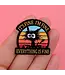 Everything Is Fine: Purr-fectly Humorous Enamel Pin!