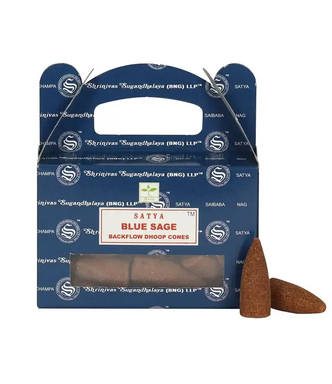 Blue Sage Satya Backflow Dhoop Cones