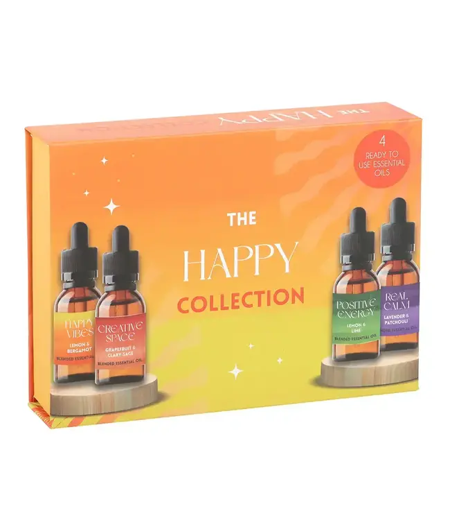 The Happy Collection Blended Essential Oil Set