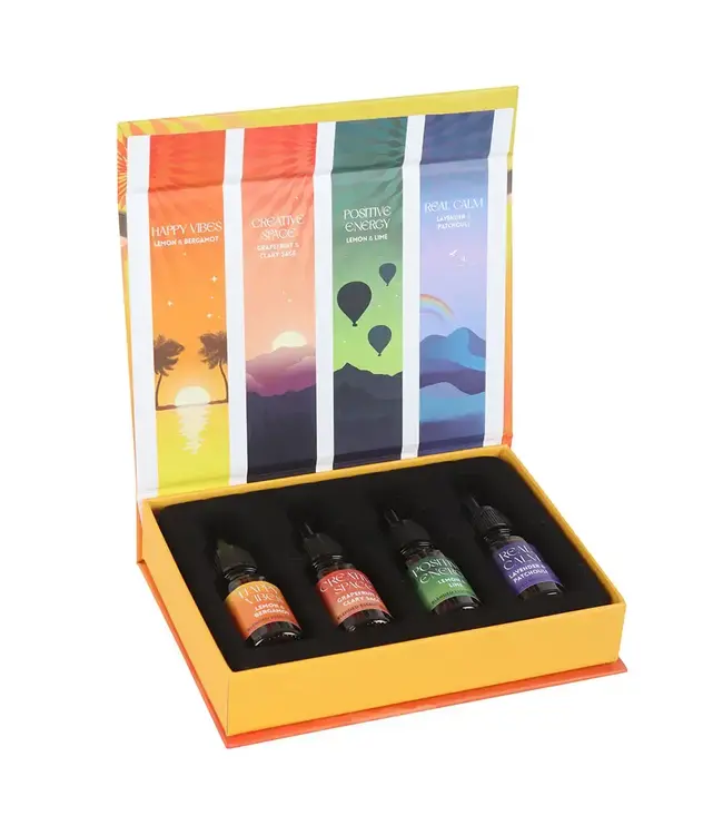 The Happy Collection Blended Essential Oil Set
