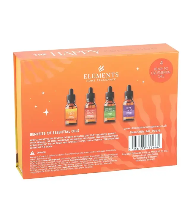 The Happy Collection Blended Essential Oil Set