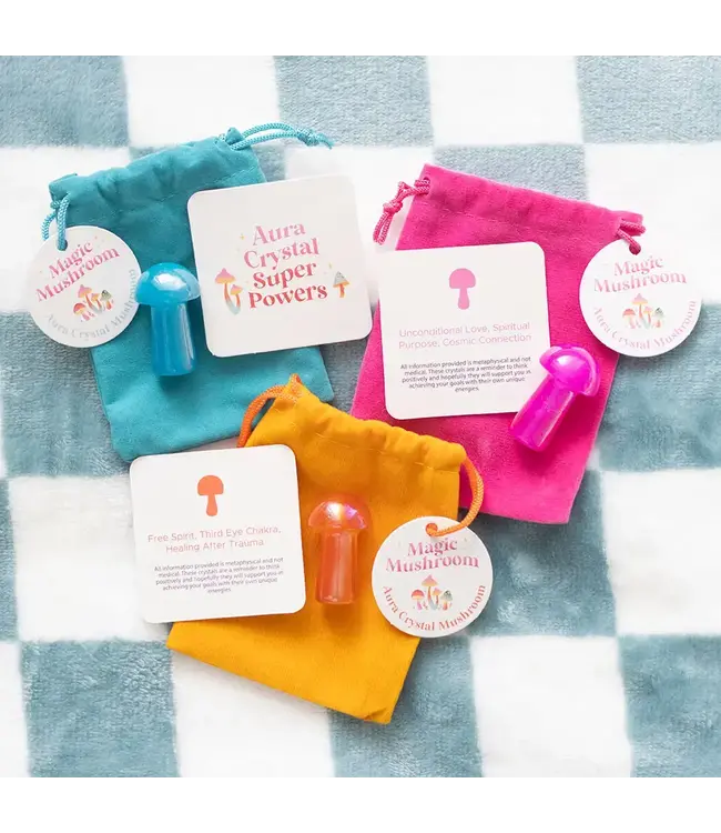 Magic Aura Crystal Mushroom