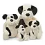 Bashful Black & Cream Puppy Little