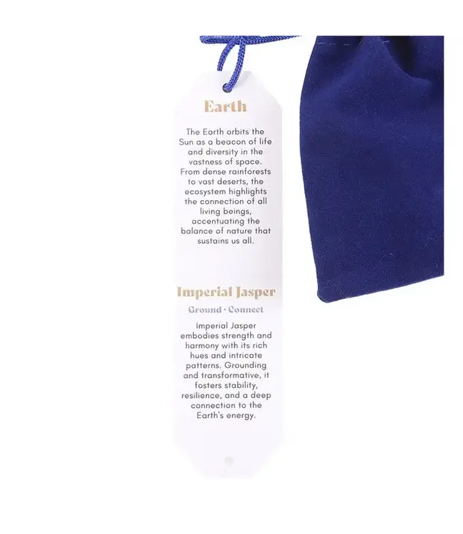 Solar System Gemstone Sphere in A Bag