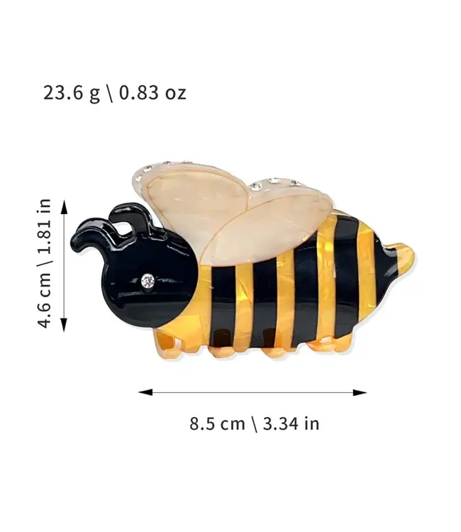 Buzz into Style with Our Bee Hair Claw!