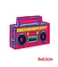 Ziya Blue Pink Boombox Patch