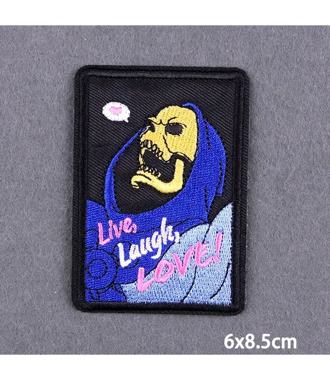 Skullin' It: Live Laugh Love Patch!