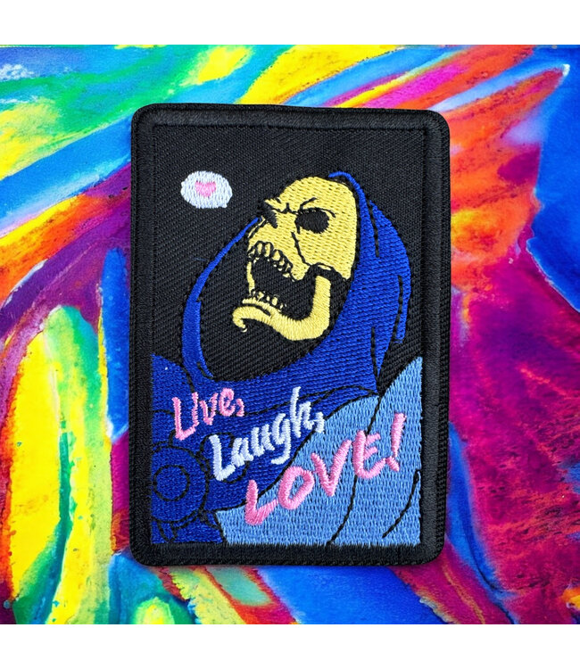 Skullin' It: Live Laugh Love Patch!