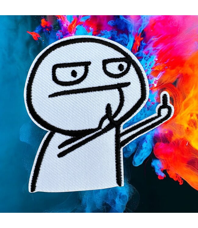 Give a Nod with Our Middle Finger Patch!"