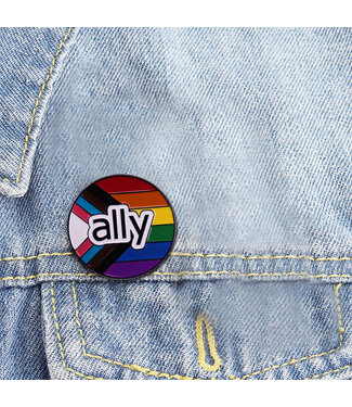 Ziya Blue Ally Enamel Pin