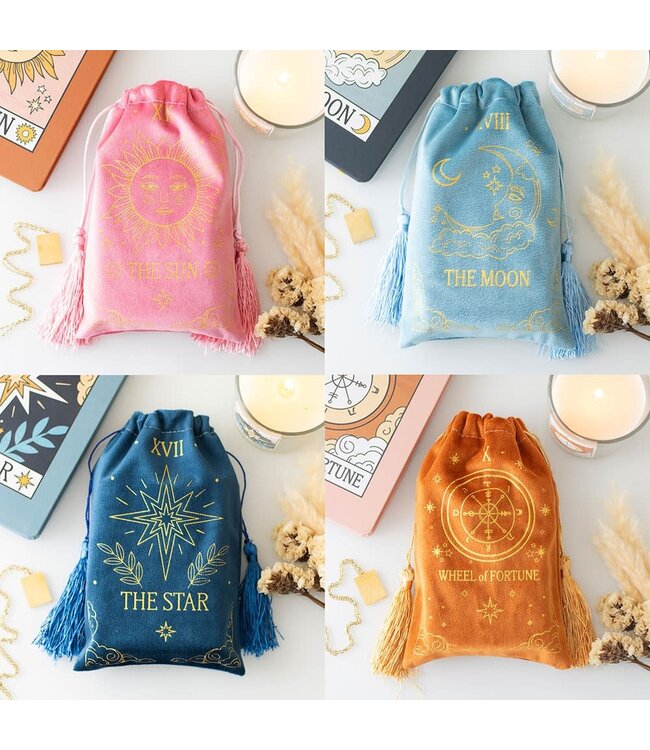Velvet Tarot Drawstring Bag