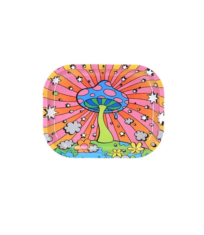 Roll with Style: The Trippy Mushroom Tray!