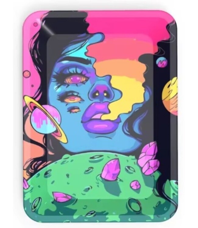 Third Eye Rolling Tray: Smoke & Crystals in Style!