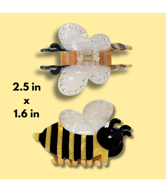 Ziya Blue Bee Hair Claw