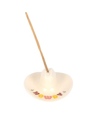 Something Different Howdy Cowboy Hat Ceramic Incense Stick Holder