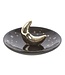 Gold Crescent Moon Ceramic Incense Stick Holder