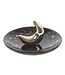 Gold Crescent Moon Ceramic Incense Stick Holder