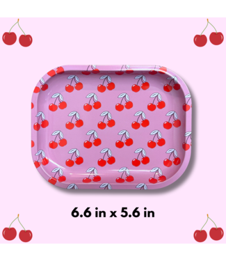 Ziya Blue Pink Cherry Rolling Tray