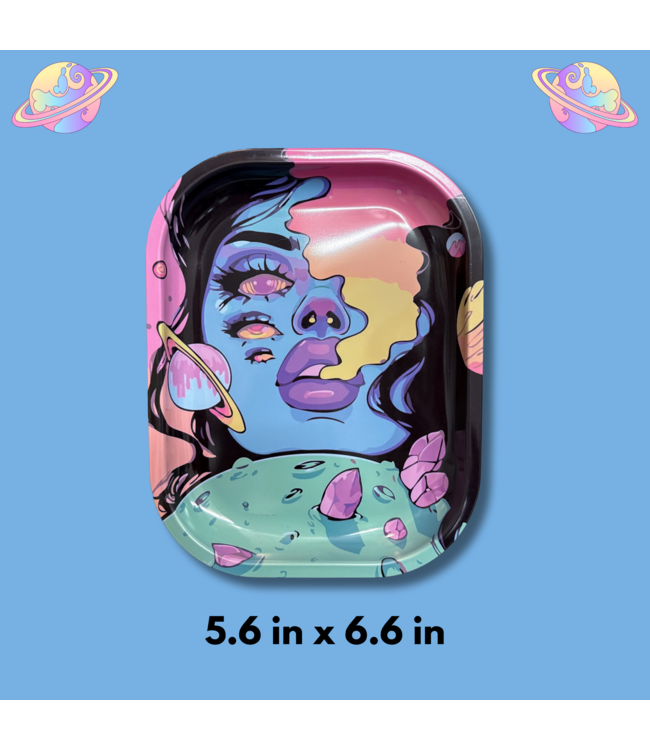 Third Eye Rolling Tray: Smoke & Crystals in Style!