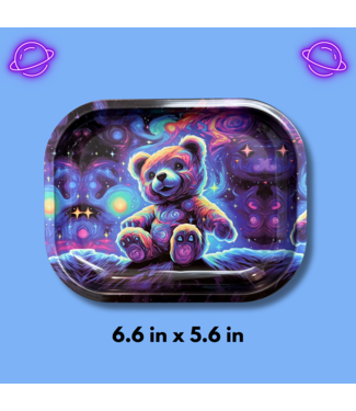 Ziya Blue Space Teddy Rolling Tray