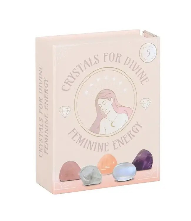 Set of 5 Crystals For Divine Feminine Energy