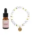 Stress Less Howlite Crystal Essential Oil Bracelet