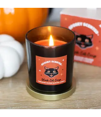 Something Different Black Cat Curse Cinnamon Orange Halloween Candle
