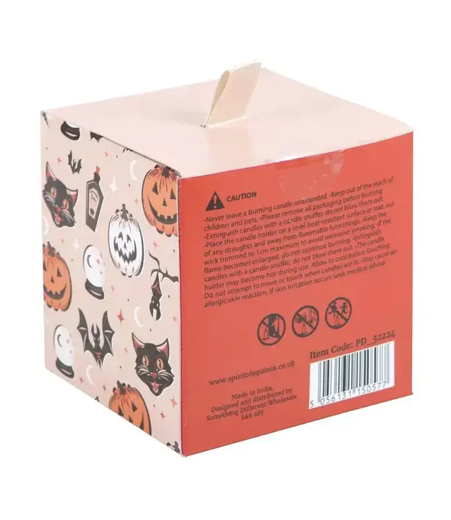 Black Cat Curse Cinnamon Orange Halloween Candle