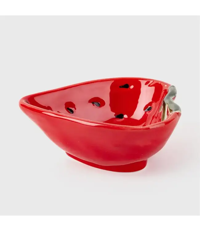 Strawberry Dish, Ceramic