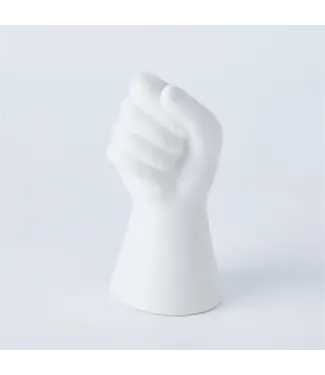 Truu Design Ceramic Grasp Taper Candle Holder, Matte