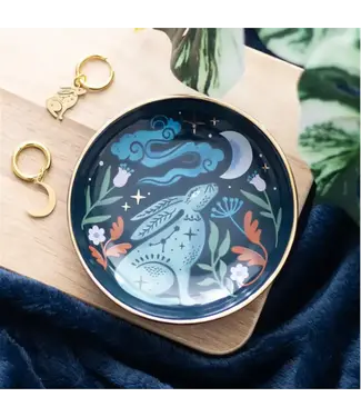 Something Different Mystical Midnight Hare Trinket Dish