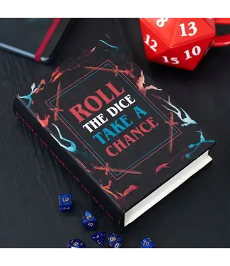 Something Different Roll The Dice, Take A Chance Book Shaped Storage Box
