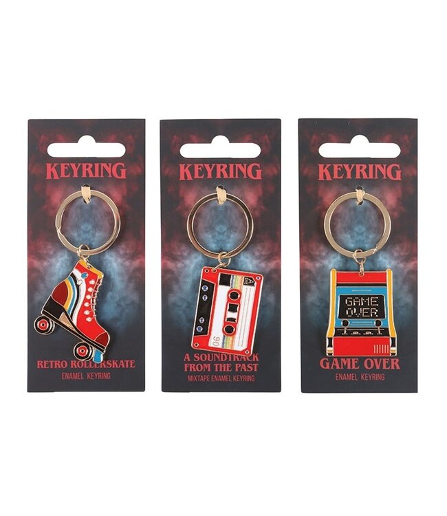Retro 80s Keyrings