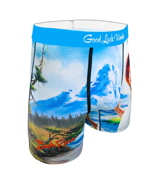 Men's Bob Ross, Happy Mountain Underwear