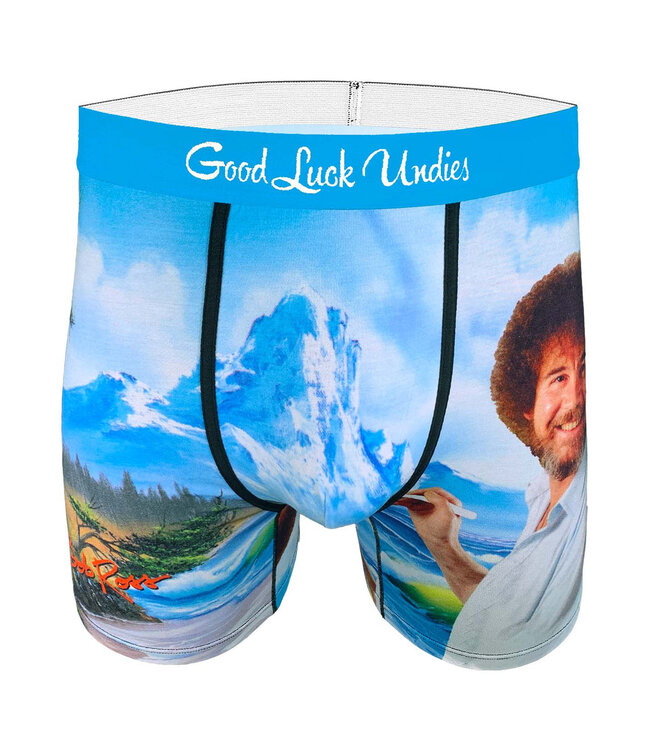 Men's Bob Ross, Happy Mountain Underwear